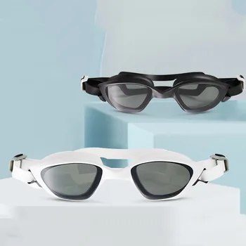  Регулируемые водонепроницаемые очки для плавания с защитой от запотевания, Очки для тренировок для взрослых, Профессиональные очки для соревнований по плаванию с защитой от запотевания