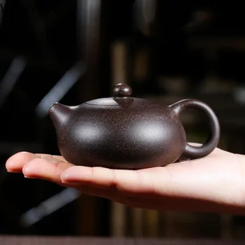  Чайник с фиолетовым песком небольшой емкости 150 мл ручной работы, чайный сервиз для кунг-фу с шариковым отверстием, Xi Shi pot, Гладкая вода, посуда для питья WSHYUFEI