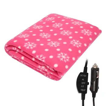  Электрическое автомобильное одеяло с подогревом для автомобиля и фургона на колесах Отлично подходит для холодной погоды, 12 В, зимние подарки для женщин 57 x 39