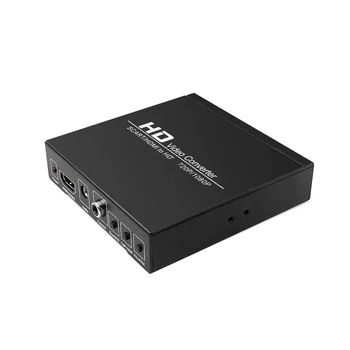  Конвертер цифрового видео Full HD 1080P, видеоадаптер высокой четкости SCART в HDMI-совместимый адаптер для HDTV-штепсельная вилка США