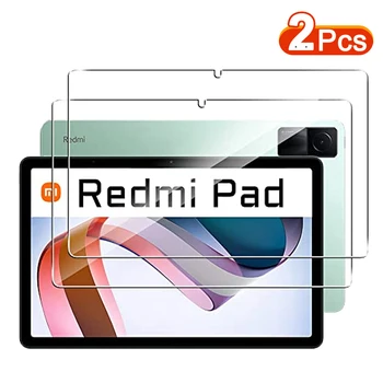  (2 упаковки) Закаленное стекло 9HD для Xiaomi Redmi Pad 10.61 2022 Защитная пленка для экрана с полным покрытием от царапин