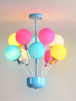  Nordic Ins Потолочный светильник с воздушным шаром, красочный Миндальный орех, современный декор для детской комнаты, Прикроватная тумбочка для спальни для девочек/мальчиков, Салон, гостиная