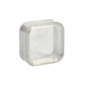  Практичная Эластичная Мембранная Коробка Для хранения Ювелирных Изделий Прозрачная 3D Коробка с Плавающей Рамкой Держатель Дисплея Медальоны для хранения