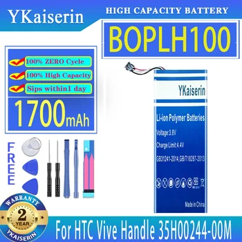  YKaiserin Аккумулятор BOPLH100 1700mAh Для HTC Vive Handle Controller VR SS 35H00244-00M Digital Batteria