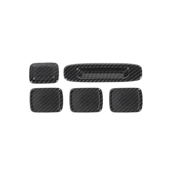  Для Chevrolet Silverado GMC Sierra 2014-2018 Комплект накладок на ручку динамика на крыше, аксессуары для интерьера, АБС-карбоновое волокно