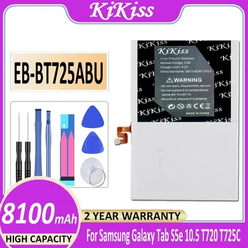  KiKiss Мощный Аккумулятор EB-BT725ABU 8100mAh для Samsung Galaxy Tab S5e 10.5 T720 T725C Bateria