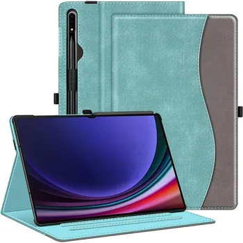  Чехлы для Samsung Galaxy Tab S9 Ultra 14,6 дюймов 2023 Чехол-подставка из Искусственной Кожи Защитный Чехол для Samsung Galaxy S8 Ultra 14,6