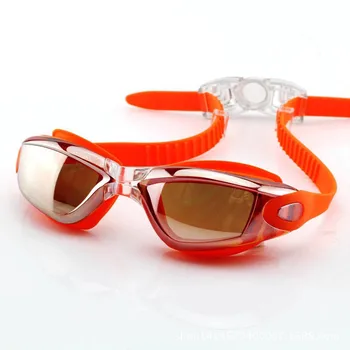  Мужские И женские Плавательные очки с защитой от запотевания и ультрафиолета, Силикагелевые очки для воды, водонепроницаемые очки для дайвинга с пластиковой коробкой