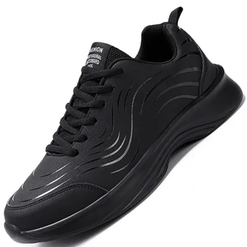  Мужские кроссовки, модные кожаные кроссовки для бега, Высококачественная удобная корзина homme tenis masculino 38-45