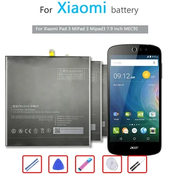  Литий-полимерный аккумулятор планшета BM62 для Xiaomi MiPad 3 7,9 дюйма MEC91 6600 мАч