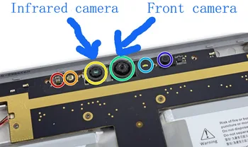  фронтальная и задняя камеры для Microsoft Surface Book 1-й гибкий кабель Инфракрасная камера кнопка включения Кнопка регулировки громкости