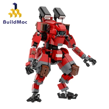  BuildMoc Авангардный класс Titan MOB-1316 Набор Строительных Блоков Для Робота Titanfall, Кирпичная Игрушка Для Детей, Детские Подарки На День Рождения и Рождество
