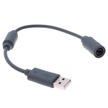  573A USB Breakaway Dongle Extension Adapter Проводной Кабель для Игрового Контроллера Xbox 360