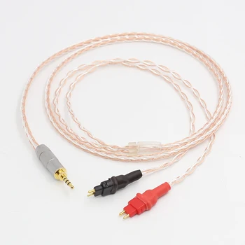  СБАЛАНСИРОВАННЫЙ кабель TRRS 2,5 мм для наушников HD650 HD600 HD660s, скрученный из серебра и меди, модернизированный кабель для наушников