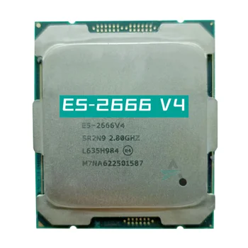 Процессор Xeon E5-2666 V4 12 ядер 24 потока 2,8 ГГц 145 Вт LGA 2011-v3 E5-2666V4 CPU Процессор Xeon E5-2666 V4 CPU