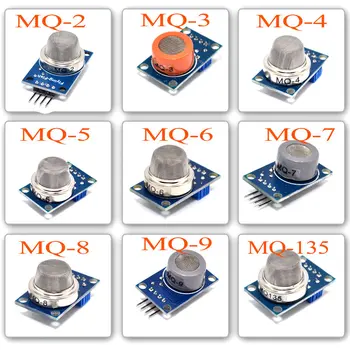  MQ-2 MQ-3 MQ-4 MQ-5 MQ-6 MQ-7 MQ-8 MQ-9 MQ-135 Модуль Датчика Дыма, метана, сжиженного Газа для Arduino Starter DIY Kit