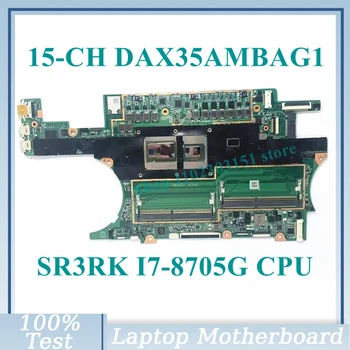  Материнская плата DAX35AMBAG1 с процессором SR3RK I7-8705G для ноутбука HP Spectre X360 15-Канальный 15T-канальный Материнская плата 100% полностью протестирована и работает хорошо