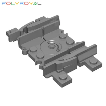  Технология строительных блоков POLYROYAL Серия железнодорожных путей детали для железнодорожных путей, 1 шт, развивающая игрушка для детей 64022