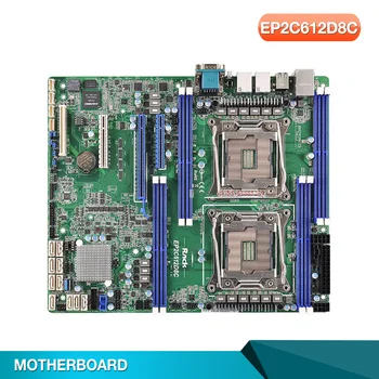  Серверная Материнская Плата EP2C612D8C Для ASROCK DDR4 2400 LGA2011 ATX Support Array 5 E5-2600/4600 V3 Полностью Протестирована Хорошего Качества