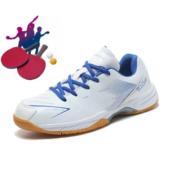  Профессиональная мужская и женская обувь для настольного тенниса, женская спортивная обувь для тенниса, волейбола, нескользящая мужская обувь для бадминтона 48-го размера.