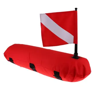  Компактный надувной буй для подводного плавания с высокой видимостью + флаг для погружения