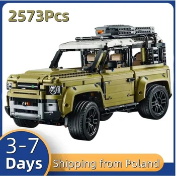  2573 шт. Строительные блоки Land Rover Defender, кирпичи, Совместимые с 42110 игрушками для внедорожников, рождественские подарки для детей на День рождения