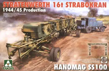  Takom 1/35 2124 Stratenwerth 16T Strabokran 1944/45 Производства Hanomag SS100