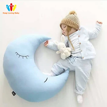  Подушка Moon Baby для новорожденных, подушка для кормления малышей, украшение детской комнаты, комфорт для детей, большая подушка для ухода за ребенком