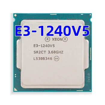  E3-1240V5 E3 1240V5 Процессор Xeon Cpu 3,50 ГГц 8 М 80 Вт 22 Нм Четырехъядерный разъем 1151