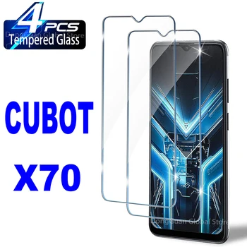  Высококачественное алюминиевое закаленное стекло 2/4 шт. для защитной стеклянной пленки Cubot X70