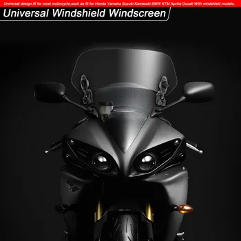  Универсальный Мотоциклетный Подъемный Зажим На Ветровом Стекле Удлинитель Лобового Стекла Спойлер Воздушный Дефлектор Для BMW R1200GS Для YAMAHA Для HONDA