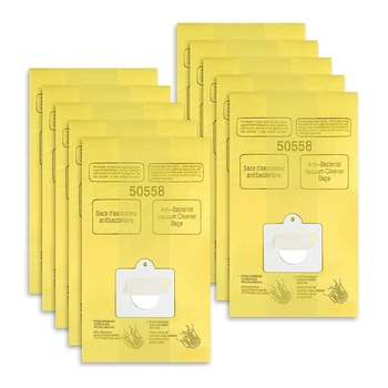  10 Упаковок Сменных Мешков Для Пылесоса Типа C/Q, Сменные Аксессуары Для Kenmore Canister 5055, 50557 И 50558