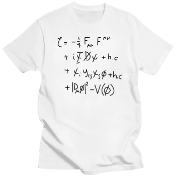  Мужская стандартная модель Математического уравнения, Забавная футболка, Топ, Летняя Модная Уличная футболка, Хлопковая футболка с коротким рукавом, homme
