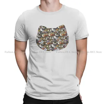  Неко Ацумэ
 Специальная футболка Neko Atsume Kitty Collector Удобная Идея Подарка в стиле Хип-Хоп, Футболка С Коротким Рукавом Из Натурального Полиэстера