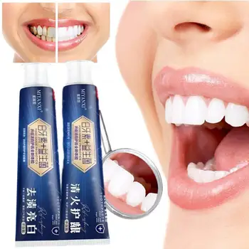  Отбеливающая Зубы с Пробиотиками Зубная Паста для отбеливания зубов Удаляет Пятна от Стоматологических инструментов Fresh Care Зубной Налет Дыхание Зубов Защита десен Yello H7U4