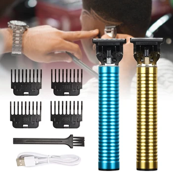  Электрическая машинка для стрижки волос, Триммер для волос для мужчин, перезаряжаемая электробритва, Машинка для стрижки бороды, инструменты для укладки волос