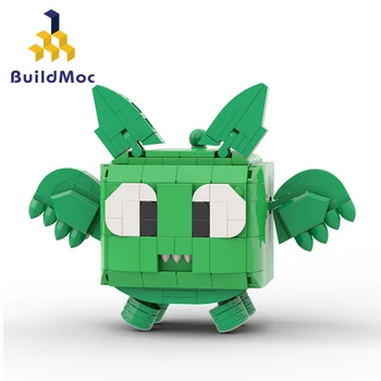  BuildMoc Pet Simulator X Dragon Набор Строительных Блоков Cute Decorative Decoration Animal Bricks Игрушка Для Детей Подарок На День Рождения Для Девочек