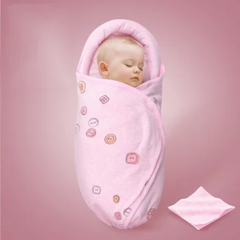  Пеленальное одеяло для новорожденных, вязаный мягкий теплый флисовый пеленальный спальный мешок, сумка для детской коляски на 0-12 месяцев