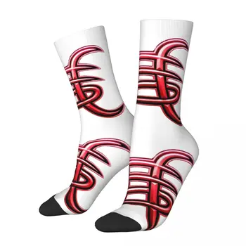  Зимние носки Унисекс HEROES DEL SILENCIO Running Fun Носки с принтом Street Style Crazy Sock