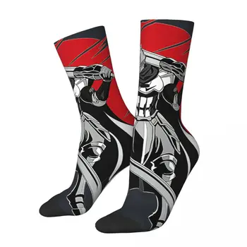  Забавный Сумасшедший компрессионный крутой носок для мужчин в стиле хип-хоп Harajuku Overlord Аниме Happy Quality Pattern Printed Boys Crew Носок Новинка