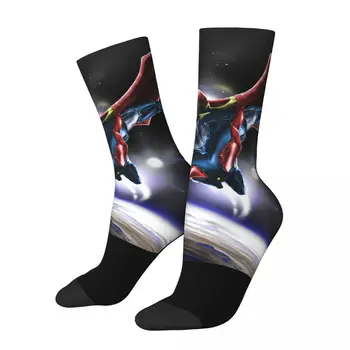  Забавные носки в стиле унисекс Mazinger Z Super Robot В тематике Баскетбольных носков, мягкие Лучшие подарки
