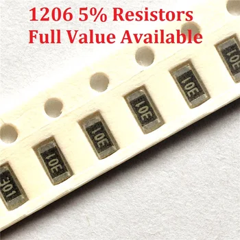  300 шт./лот SMD чип-резистор 1206 8.2K/9.1K/10K/11K/12K/Ом Сопротивление 5% 8.2/9.1/10/11/12/ K резисторов 8K2 9K1 Бесплатная доставка