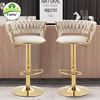  Домашний Роскошный Кухонный Обеденный барный стул Nordic Lifting Rotary Bar Chair, Новый стиль, поворотный Регулируемый табурет, мебель для дома