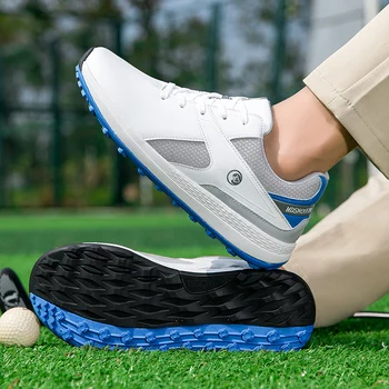  Профессиональные мужские кожаные туфли для гольфа, большие размеры 45 46 47, молодежная мода, практика игры в гольф, Кроссовки для бега в гольф