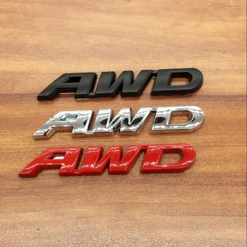  1шт 3D металлическая наклейка на автомобиль наклейка на кузов эмблема Значок этикетки с полным приводом наклейки для стайлинга автомобилей Honda AWD CRV Crosstour v6