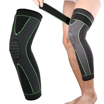  GOBYGO, 1 шт., удлиненный наколенник, Противоскользящая повязка, Компрессионный длинный рукав для ног, наколенник, спортивные эластичные наколенники, инструмент для поддержки ног