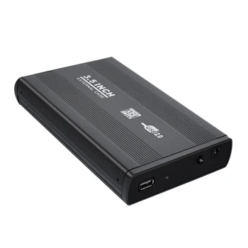  3,5-дюймовый USB 2.0 / 3.0 SATA Внешний жесткий диск, корпус жесткого диска, внешний ящик для хранения данных Type-C, поддержка жесткого диска