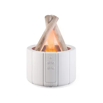  USB Ультразвуковой Увлажнитель Воздуха Bonfire Ароматерапевтический Диффузор Эфирного Масла с Дистанционным Управлением Flame Lamp Home Aroma Diffusor