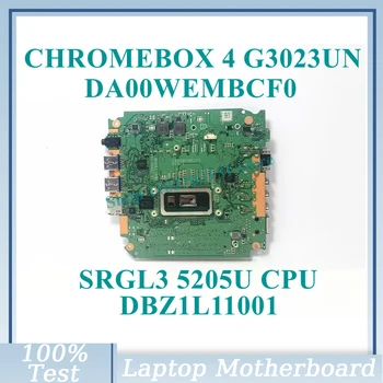  DA00WEMBCF0 С Материнской Платой процессора SRGL3 5205U DBZ1L11001 Для Asus CHROMEBOX 4 G3023UN Материнская Плата Ноутбука 100% Протестирована, Работает хорошо
