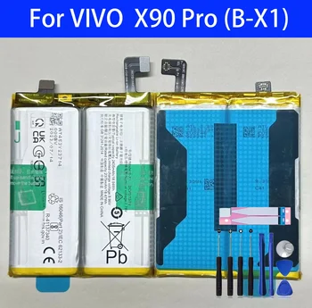  100% Оригинальный Сменный Аккумулятор B-X1 Для VIVO X90 Pro Batteries + Инструменты